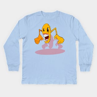 Mr. Smiley Smile Kids Long Sleeve T-Shirt